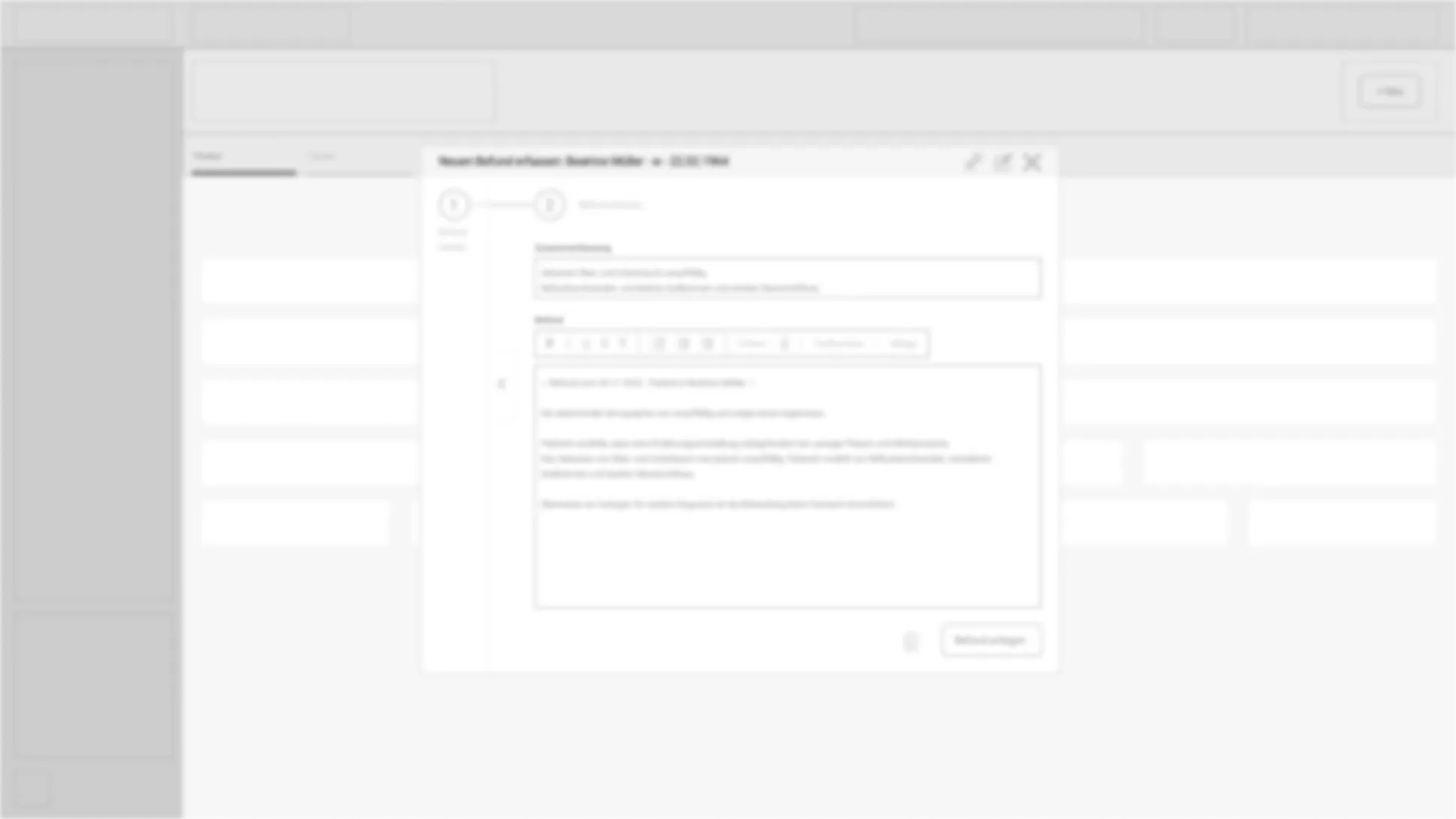 Wireframe concepts for the new patient management platform